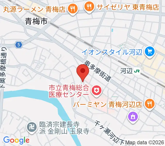 齋藤ギター音楽教室の地図