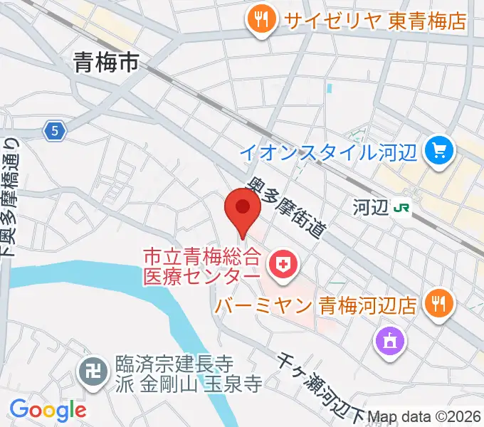 齋藤ギター音楽教室の地図