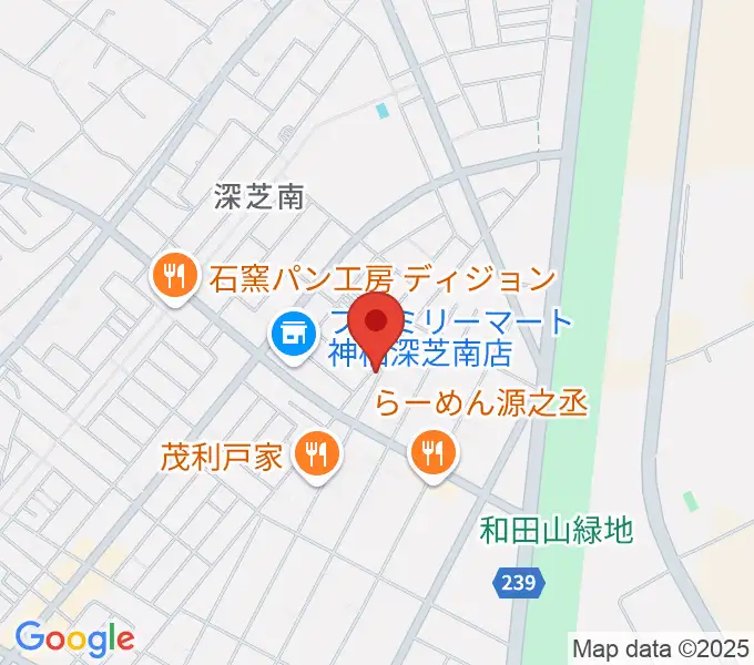 たかはし音楽教室の地図