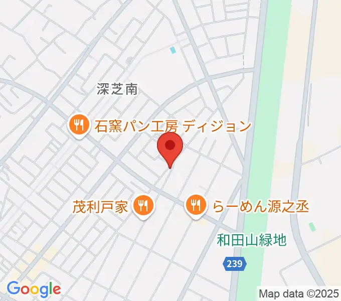 たかはし音楽教室の地図