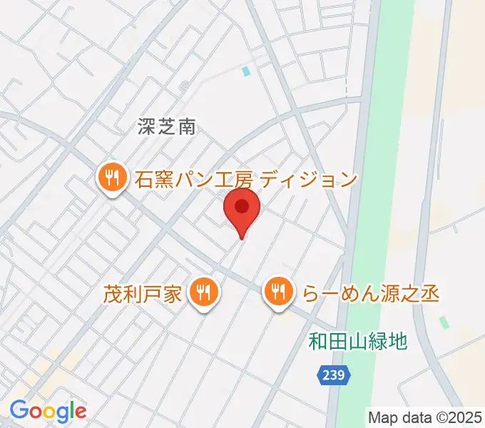たかはし音楽教室の地図