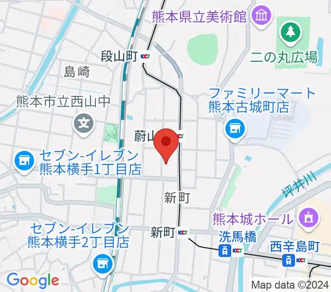 劉福君 九州二胡教室の地図