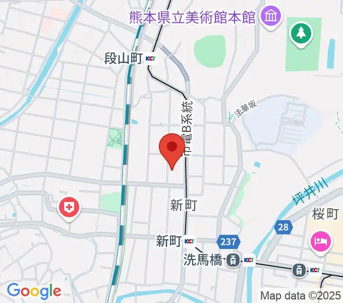 劉福君 九州二胡教室の地図