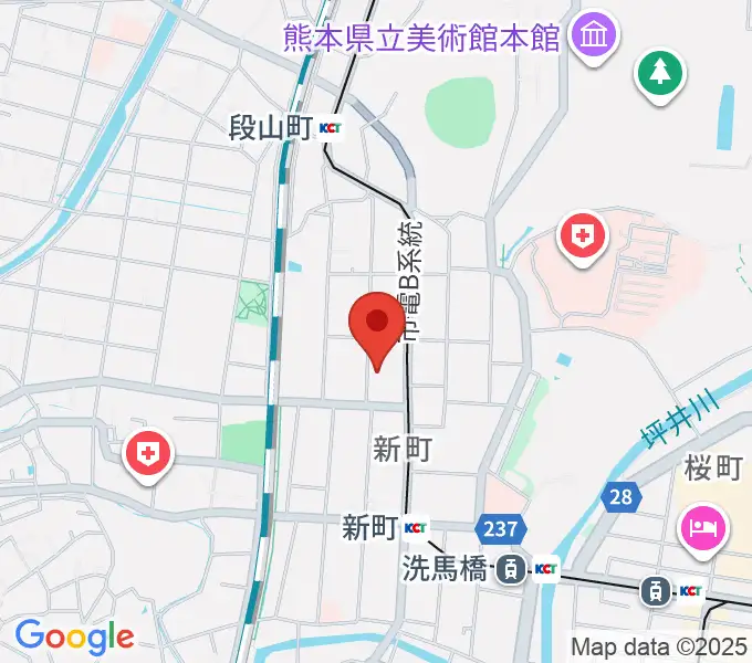 劉福君 九州二胡教室の地図