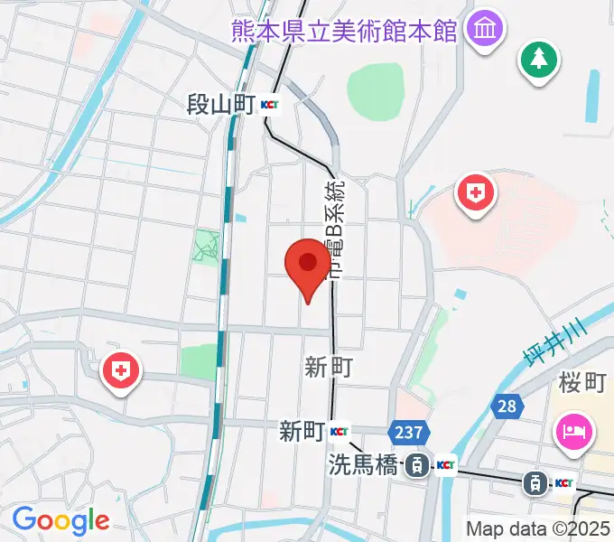 劉福君 九州二胡教室の地図