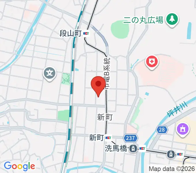 劉福君 九州二胡教室の地図
