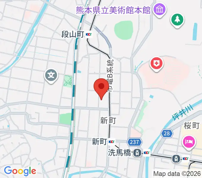 劉福君 九州二胡教室の地図