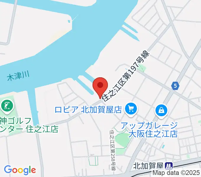 クリエイティブセンター大阪の地図