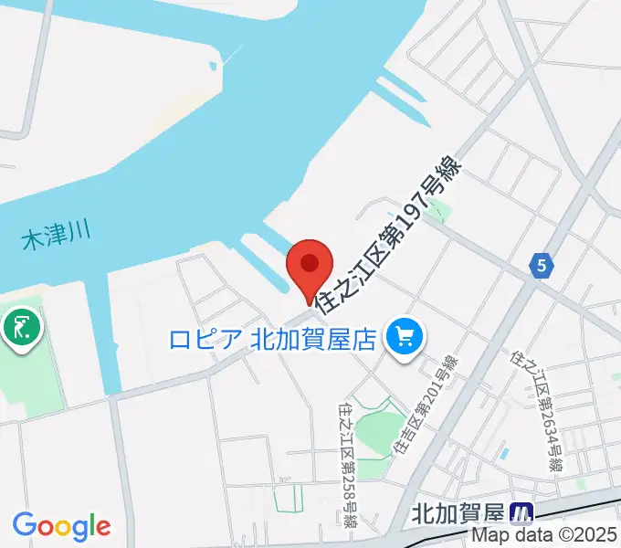 クリエイティブセンター大阪の地図