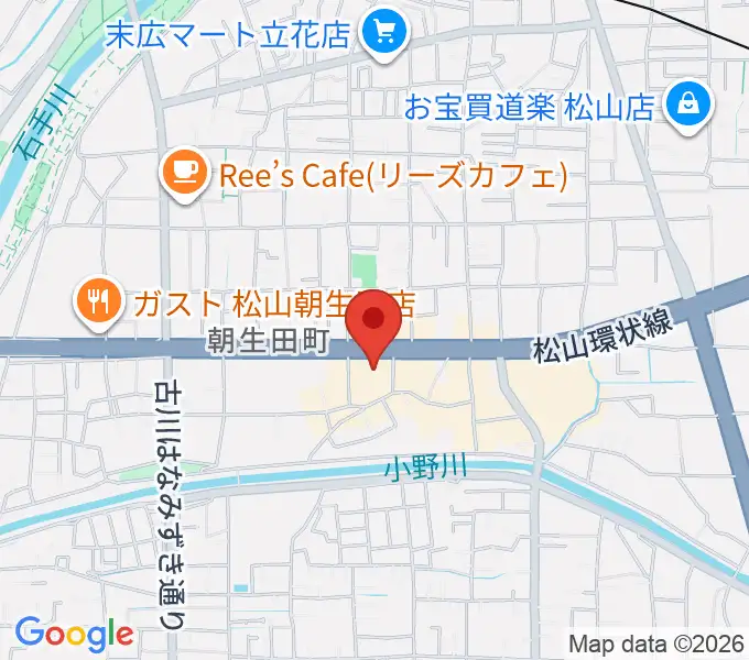 TSUTAYA WILL 朝生田店の地図
