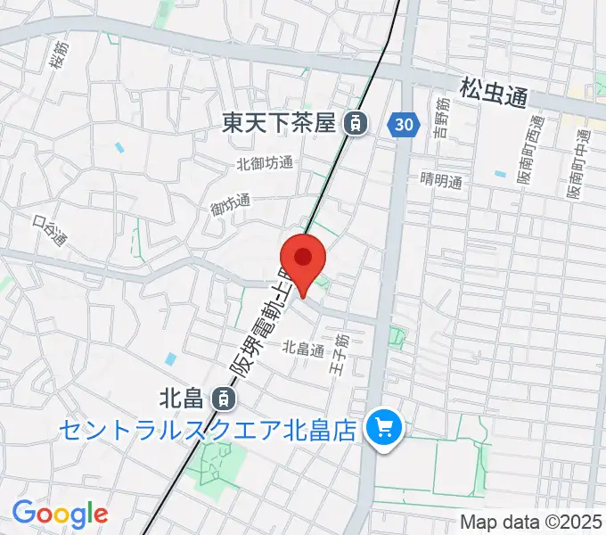 ベル音楽サロンの地図