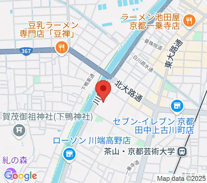 HMV洛北阪急スクエアの地図