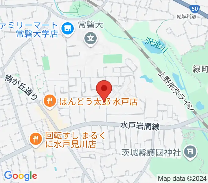 マルカート音楽教室の地図