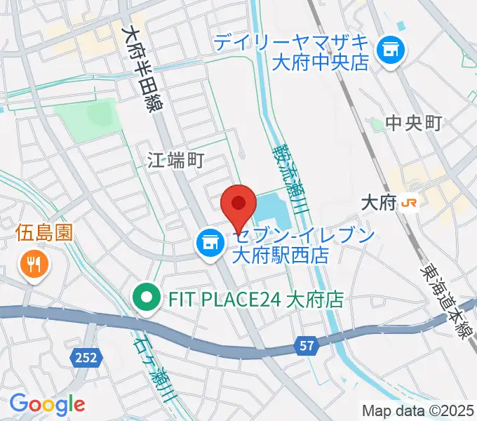 音楽教室ルチェンテの地図