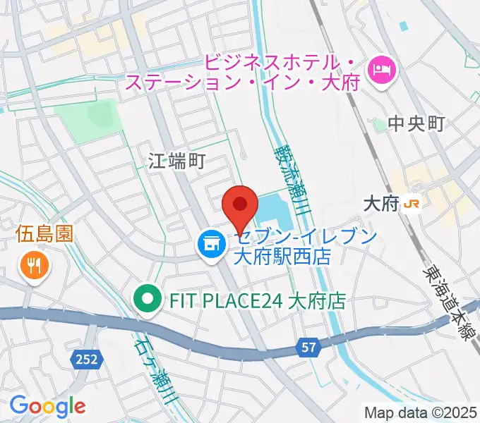 音楽教室ルチェンテの地図