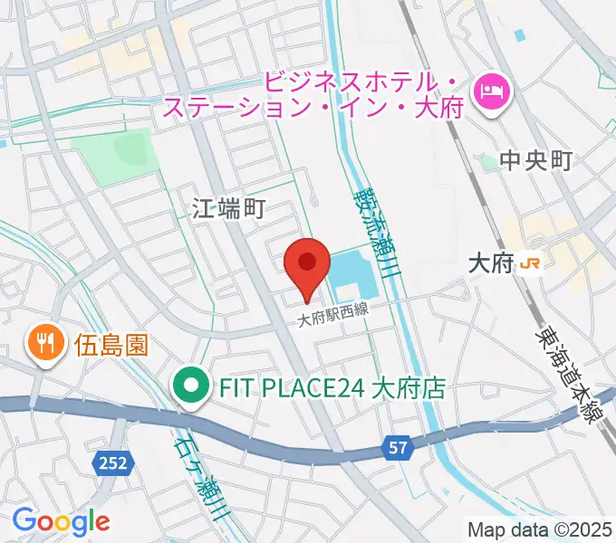 音楽教室ルチェンテの地図