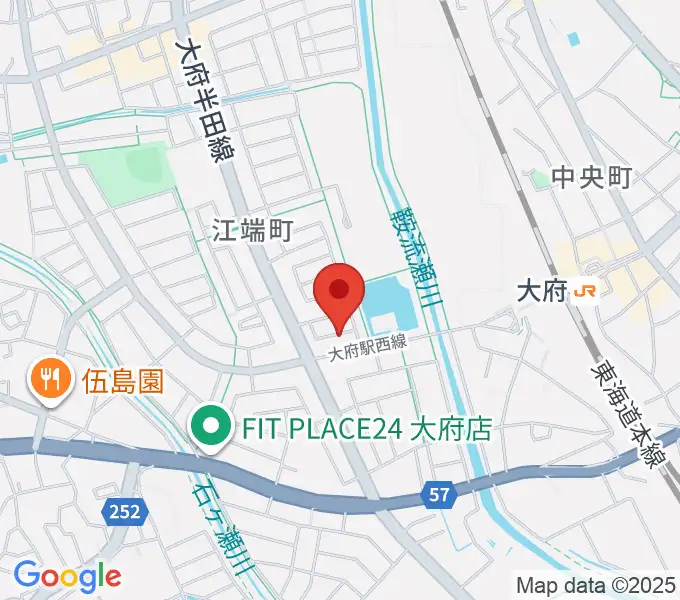 音楽教室ルチェンテの地図
