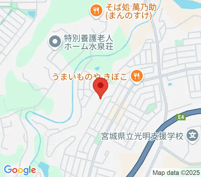 レーヴ・ジュール音楽院の地図