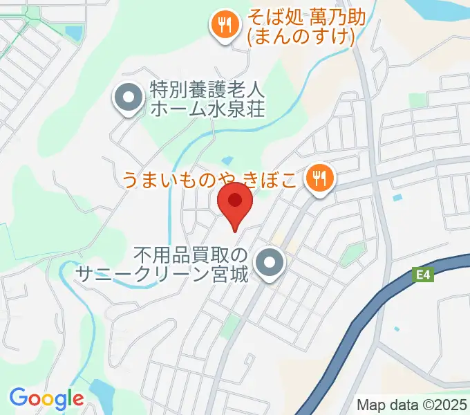 レーヴ・ジュール音楽院の地図