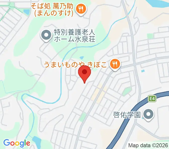 レーヴ・ジュール音楽院の地図