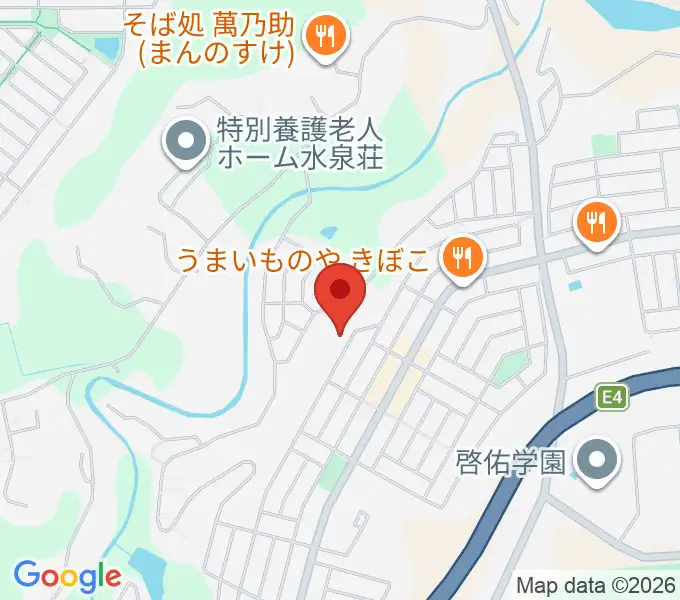 レーヴ・ジュール音楽院の地図