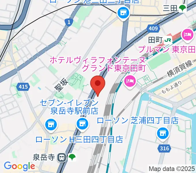 笹川記念会館 国際会議場の地図