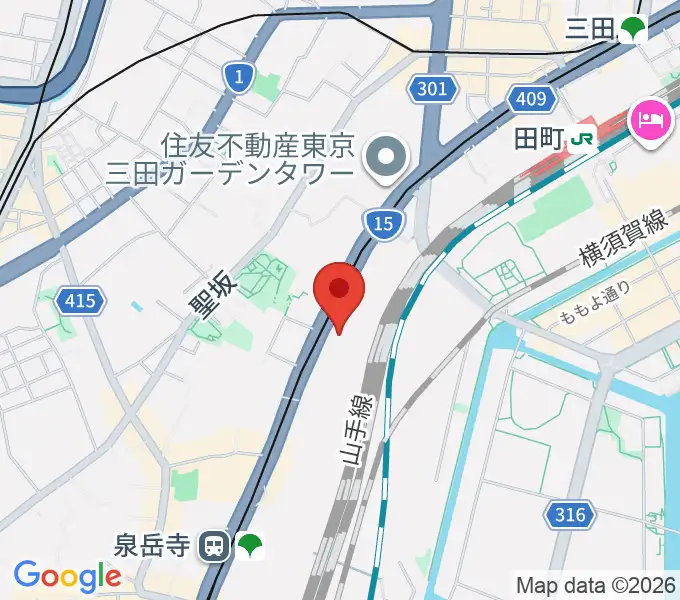 笹川記念会館 国際会議場の地図