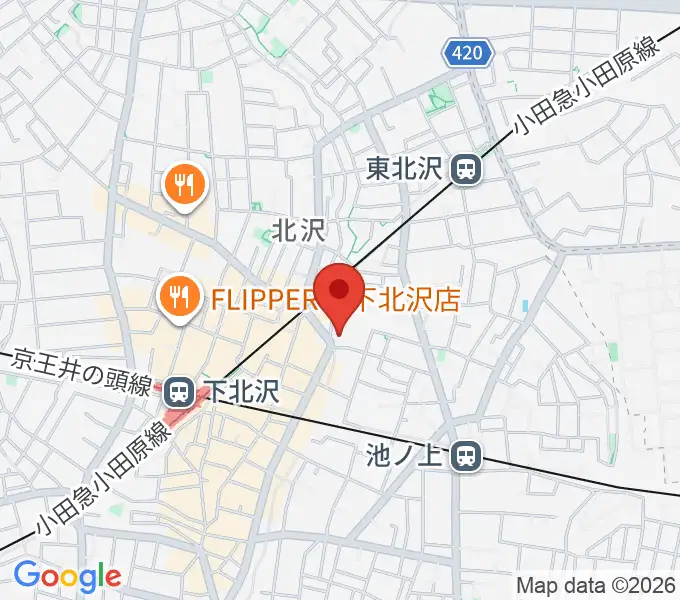ザ・スズナリの地図