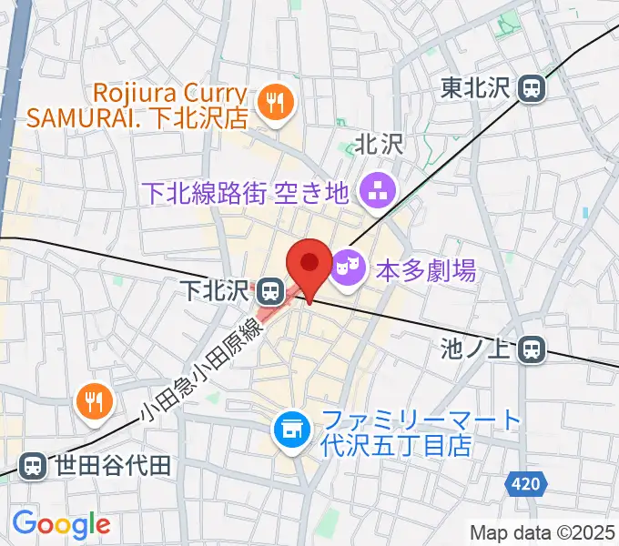 OFF・OFFシアターの地図