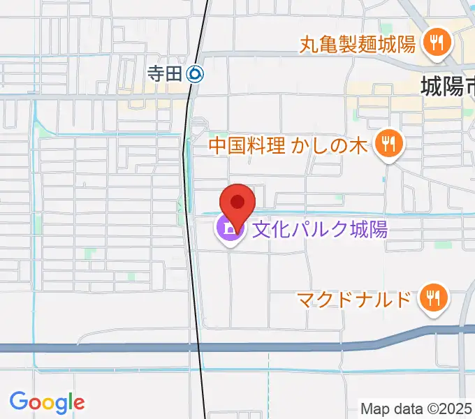 文化パルク城陽の地図