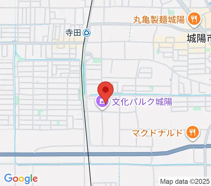 文化パルク城陽の地図