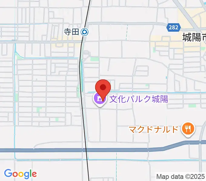 文化パルク城陽の地図