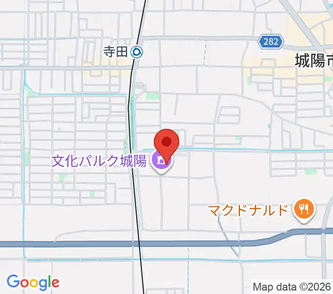 文化パルク城陽の地図