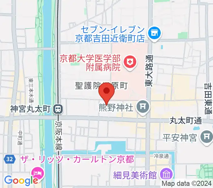 京都教育文化センターの地図