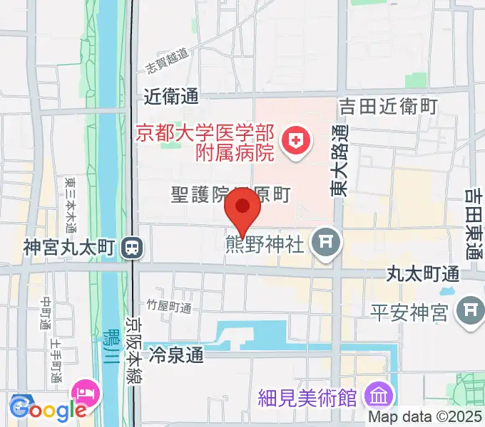 京都教育文化センターの地図