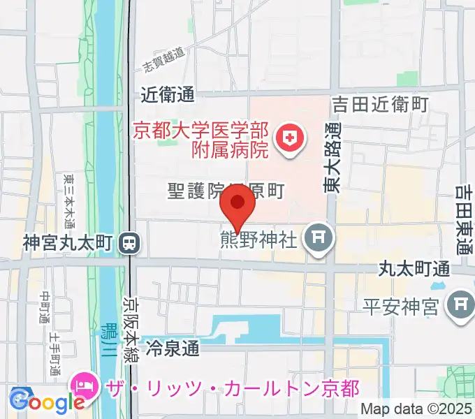 京都教育文化センターの地図