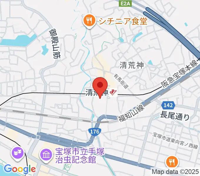 宝塚ベガ・ホールの地図
