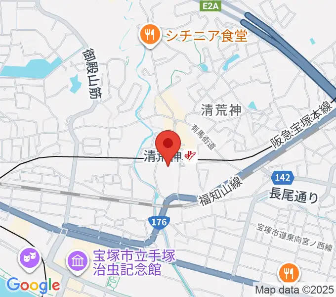 宝塚ベガ・ホールの地図