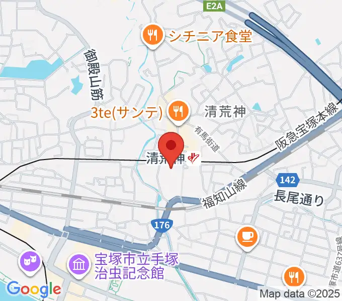 宝塚ベガ・ホールの地図