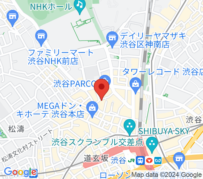 渋谷GARRETの場所