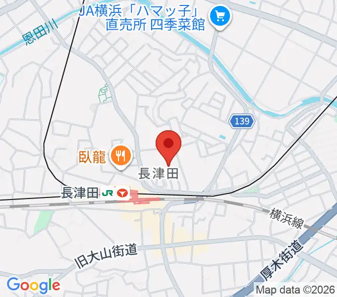 横浜市緑区民文化センター みどりアートパークの地図