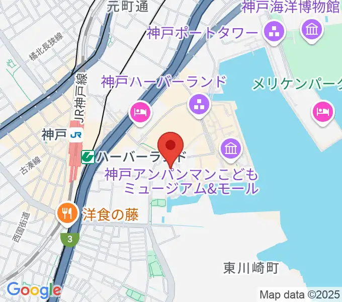 神戸モズライトカフェの地図