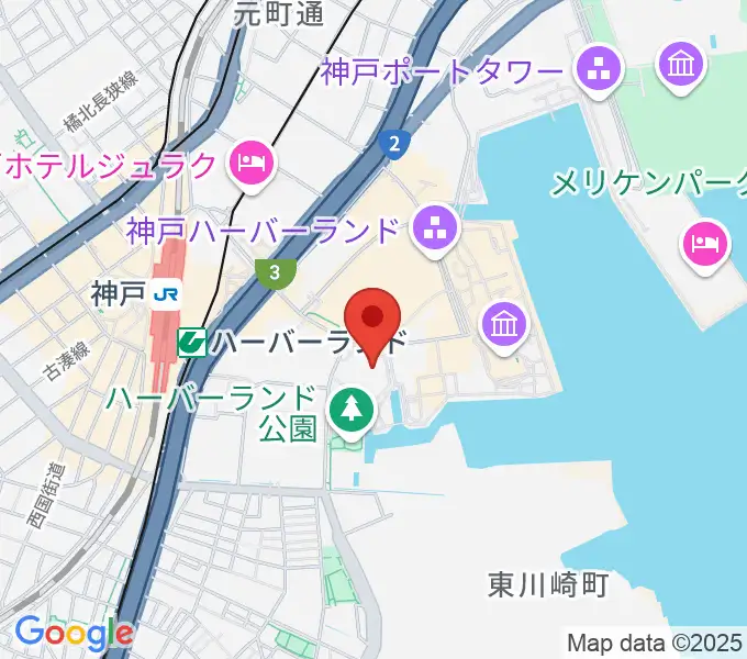 神戸モズライトカフェの地図