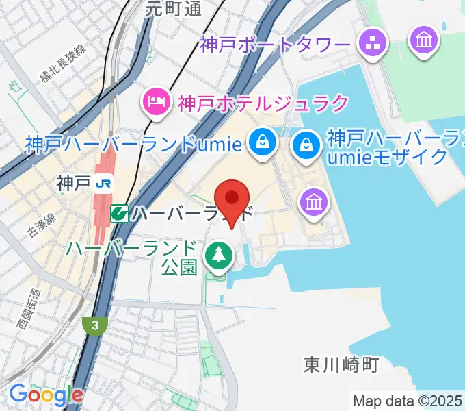 神戸モズライトカフェの地図