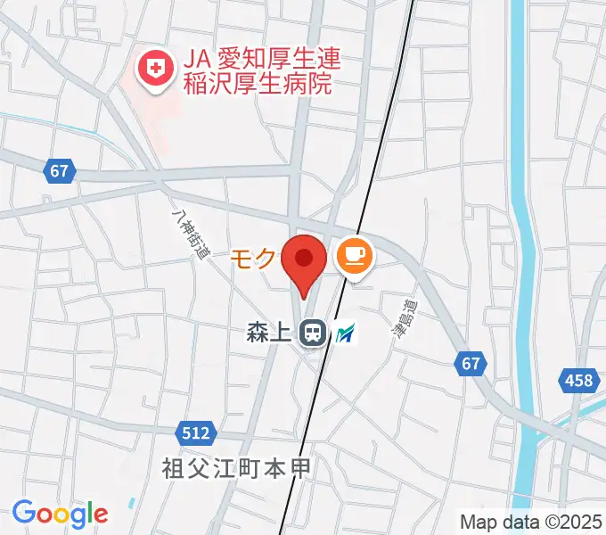 せいこピアノ教室の地図