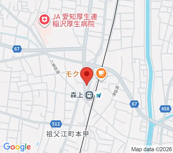 せいこピアノ教室の地図