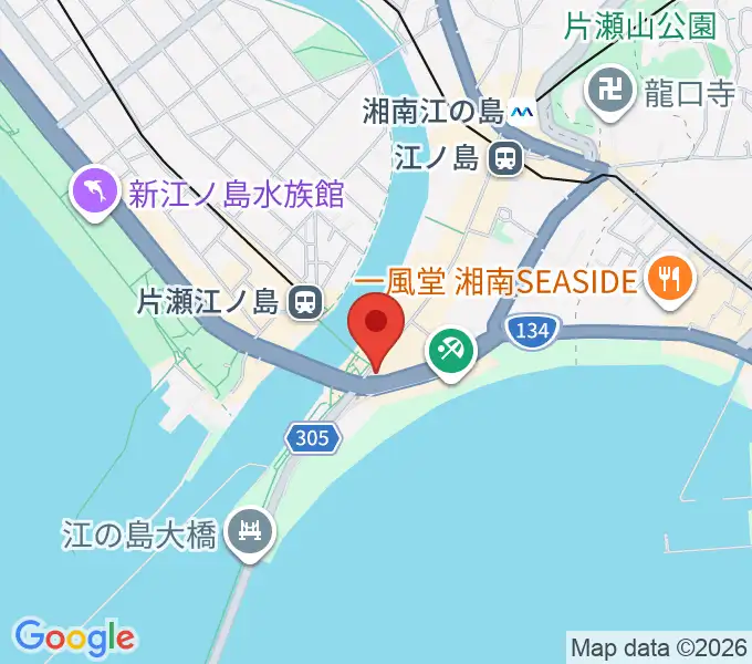虎丸座の地図