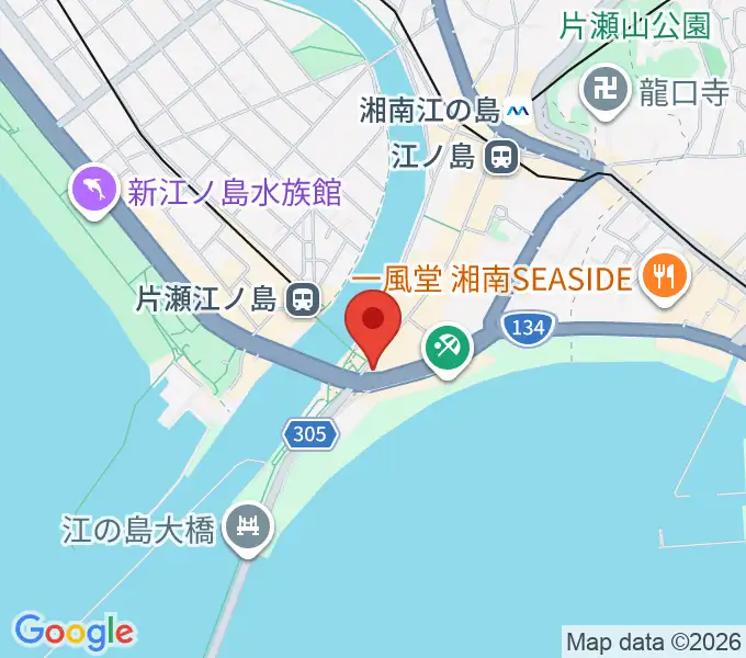 虎丸座の地図