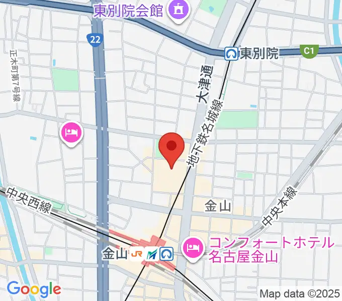 Niterra日本特殊陶業市民会館の地図