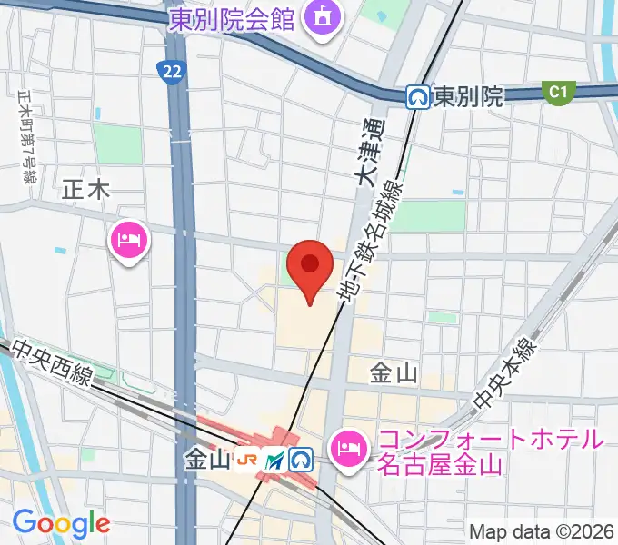 Niterra日本特殊陶業市民会館の地図